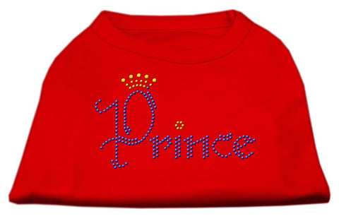 Prince Rhinestone Shirts Red XL (16)