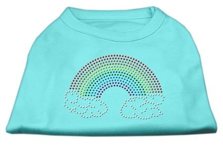 Rhinestone Rainbow Shirts Aqua M (12)