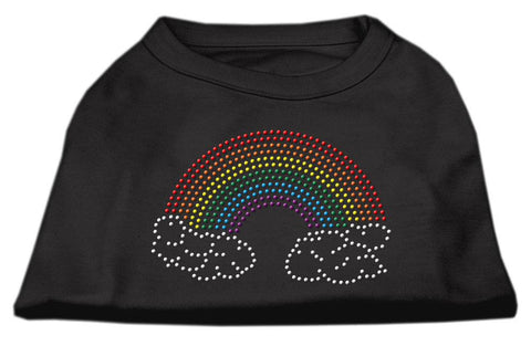 Rhinestone Rainbow Shirts Black XXL (18)