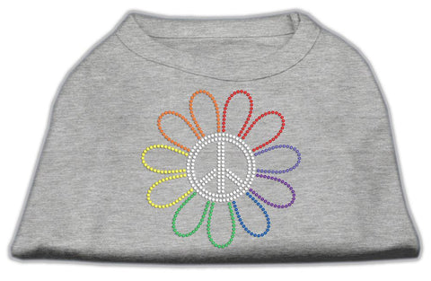 Rhinestone Rainbow Flower Peace Sign Shirts