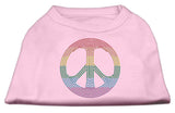 Rhinestone Rainbow Peace Sign Shirts