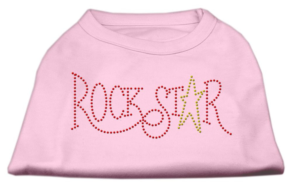 RockStar Rhinestone Shirts Light Pink L (14)