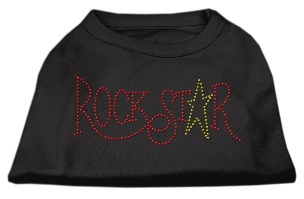 RockStar Rhinestone Shirts Black M (12)