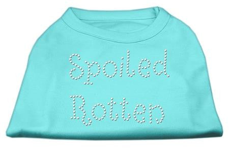 Spoiled Rotten Rhinestone Shirts Aqua M (12)