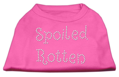 Spoiled Rotten Rhinestone Shirts Bright Pink M (12)