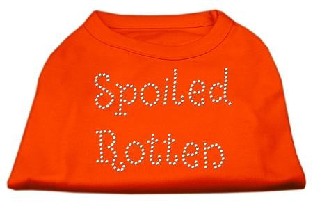 Spoiled Rotten Rhinestone Shirts Orange Med (12)