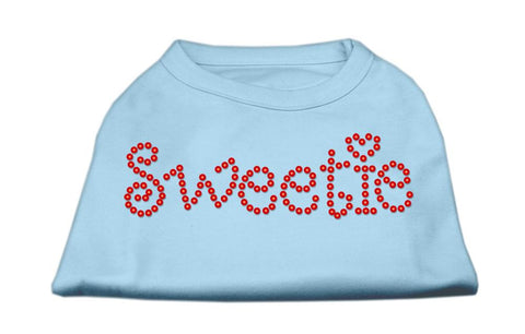 Sweetie Rhinestone Shirts Baby Blue L (14)