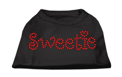 Sweetie Rhinestone Shirts Black L (14)