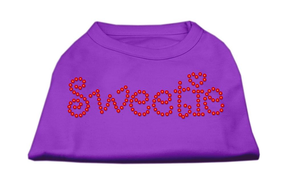 Sweetie Rhinestone Shirts Purple M (12)