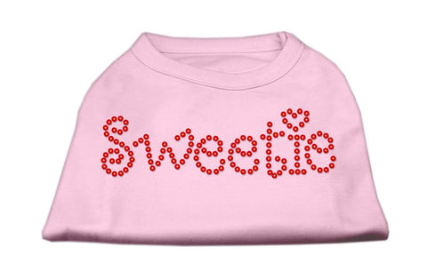 Sweetie Rhinestone Shirts Light Pink S (10)