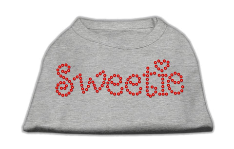 Sweetie Rhinestone Shirts Grey Xxl (18)