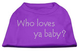 Who Loves Ya Baby? Rhinestone Shirts