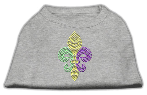 Mardi Gras Fleur De Lis Rhinestone Dog Shirt