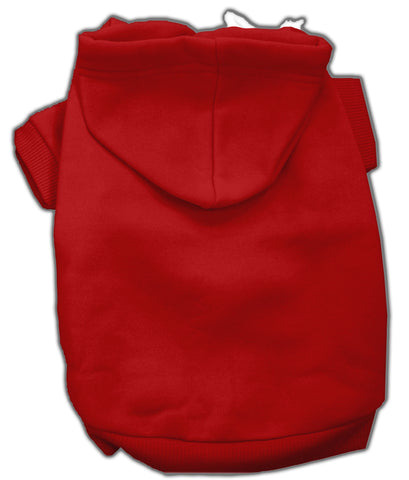 Blank Pet Hoodies Red 4x