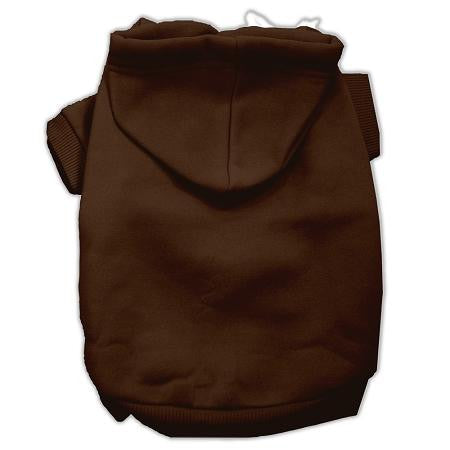 Blank Hoodies Brown Size XXL (18)