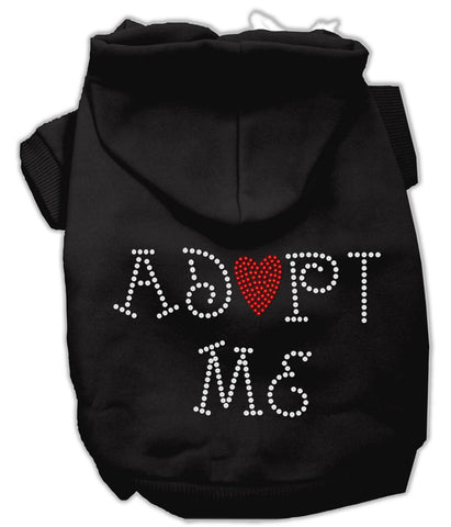 Adopt Me Rhinestone Hoodie Black Xxxl(20)