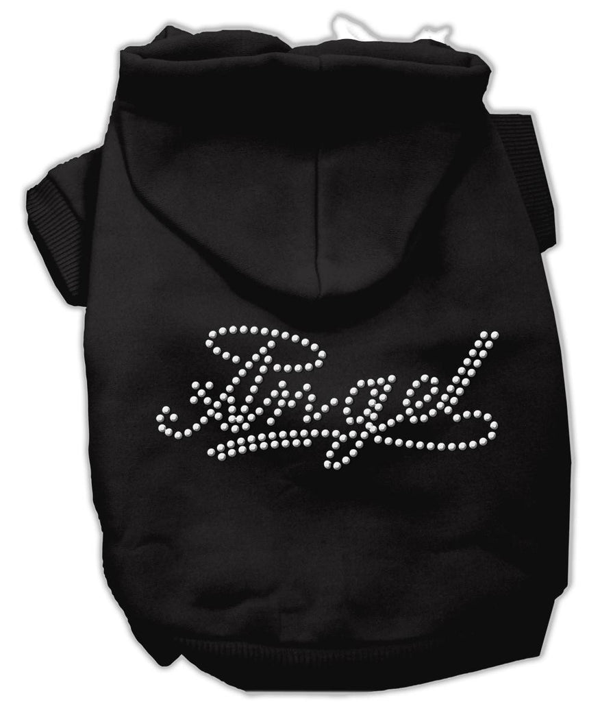 Angel Rhinestud Hoodie Black XS (8)