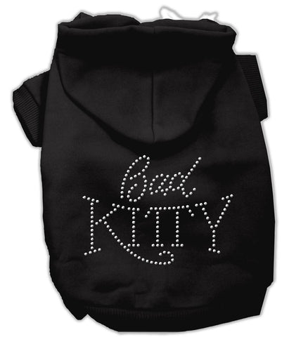 Bad Kitty Rhinestud Hoodie Black M (12)