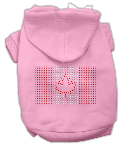 Canadian Flag Hoodies Pink Xs (8)