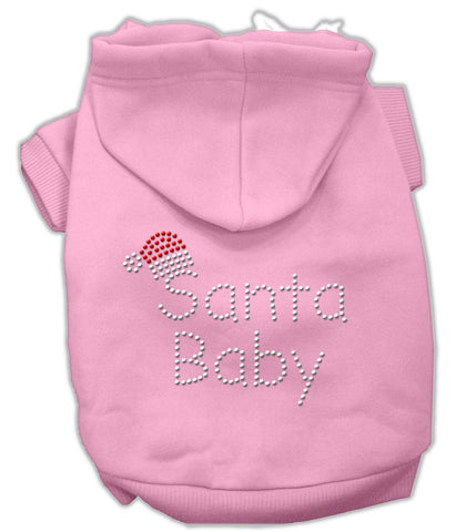 Santa Baby Hoodies Pink Xs (8)