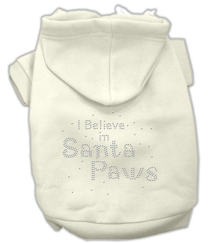 I Believe In Santa Paws Hoodie Cream L (14)