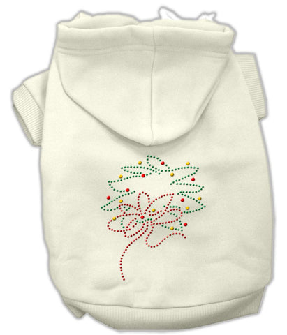 Christmas Wreath Hoodie Cream L (14)