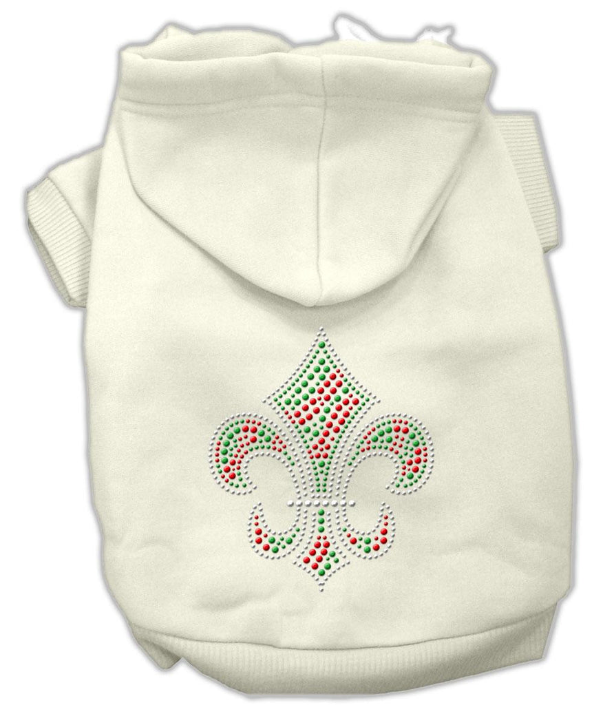 Holiday Fleur De Lis Hoodies Cream L (14)