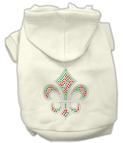 Holiday Fleur De Lis Hoodies Cream M (12)