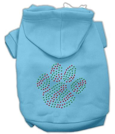 Holiday Paw Hoodies Baby Blue Xs (8)