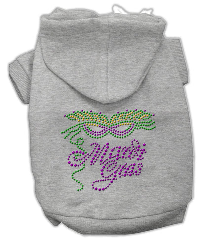 Mardi Gras Rhinestud Hoodies Grey Xl (16)