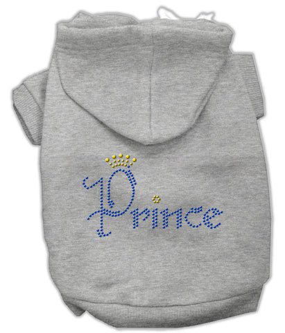 Prince Rhinestone Hoodies Grey Xl (16)