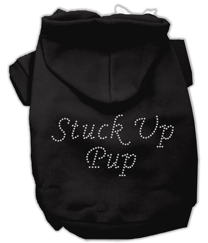 Stuck Up Pup Hoodies Black XS (8)