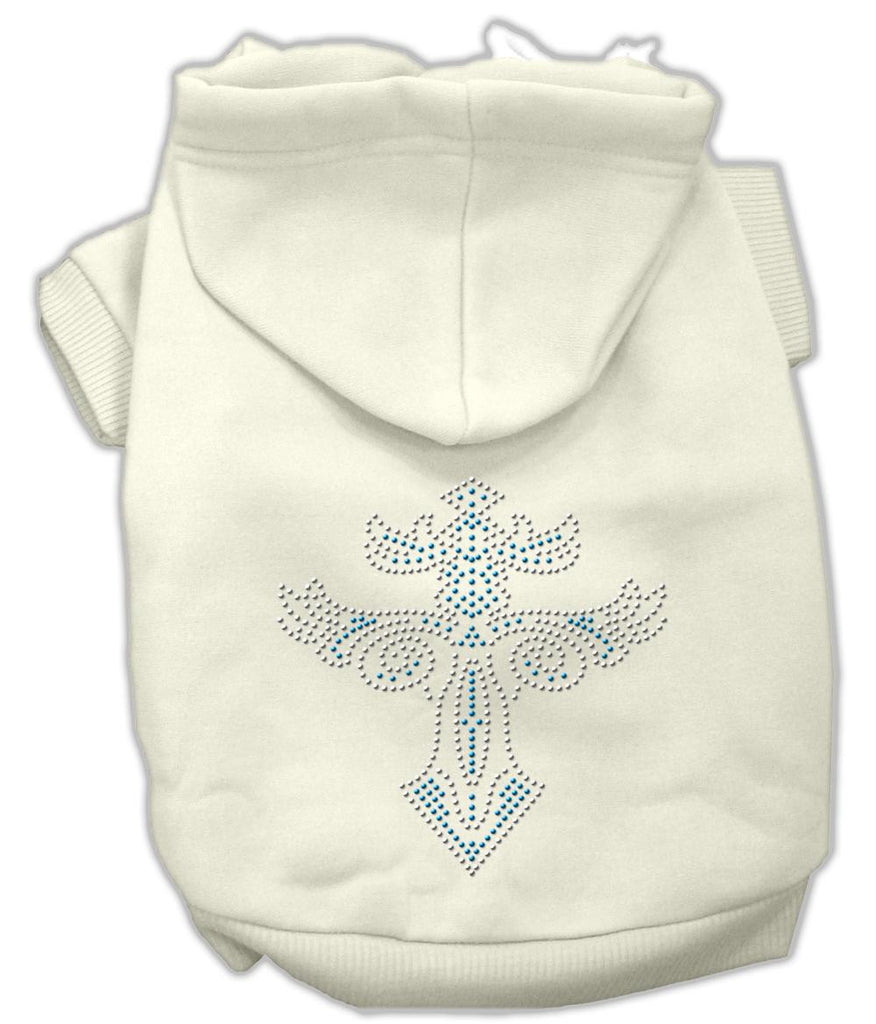 Warrior's Cross Studded Hoodies Cream L (14)