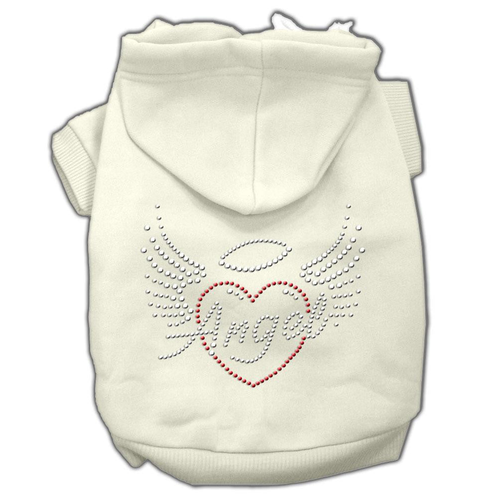 Angel Heart Rhinestone Hoodies Cream L (14)