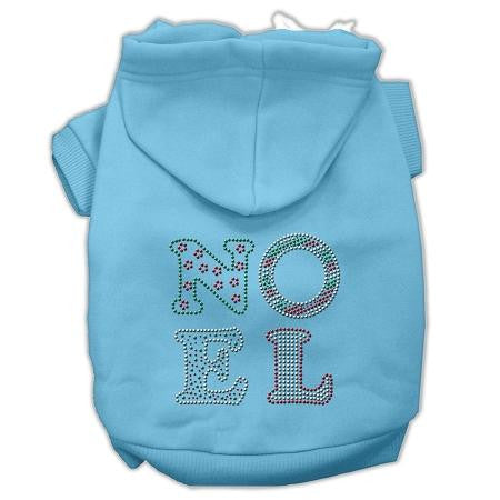 Noel Rhinestone Hoodies Baby Blue M (12)