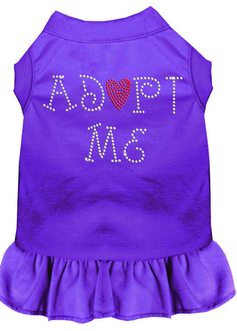 Adopt Me Rhinestone Dress Purple Med (12)