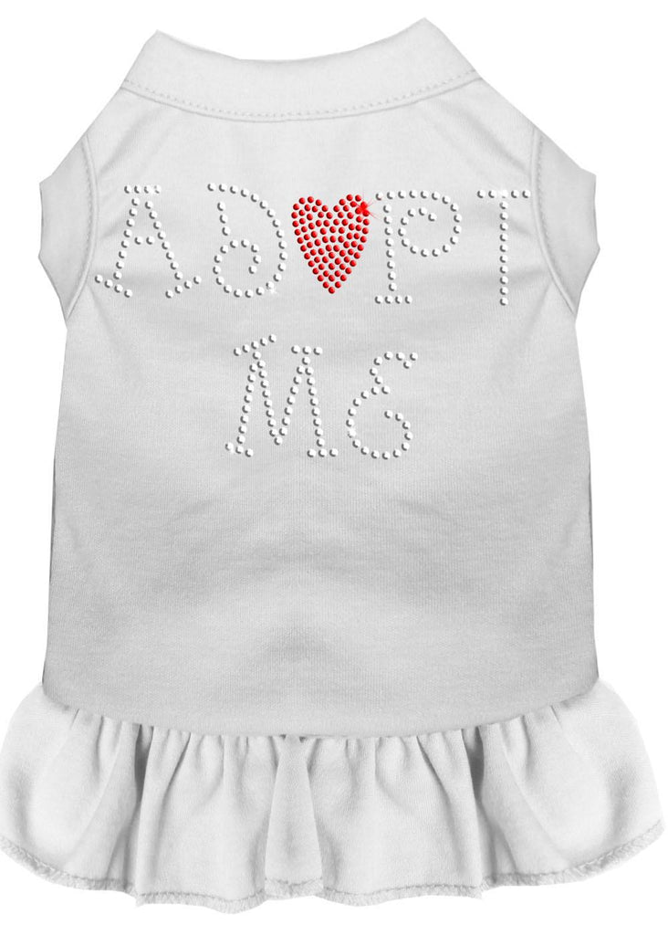 Adopt Me Rhinestone Dress White Med (12)