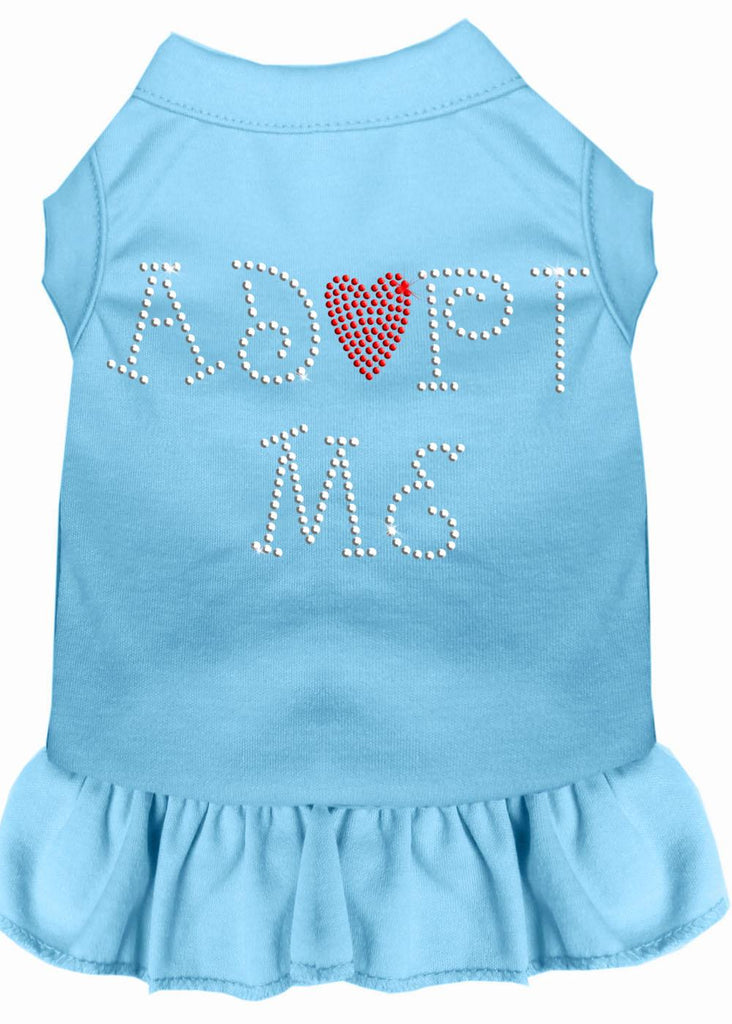 Adopt Me Rhinestone Dress Baby Blue Sm (10)