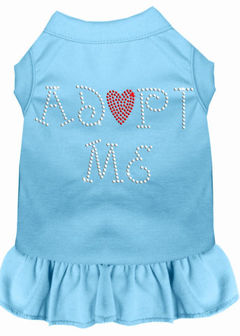 Adopt Me Rhinestone Dress Baby Blue Xs (8)