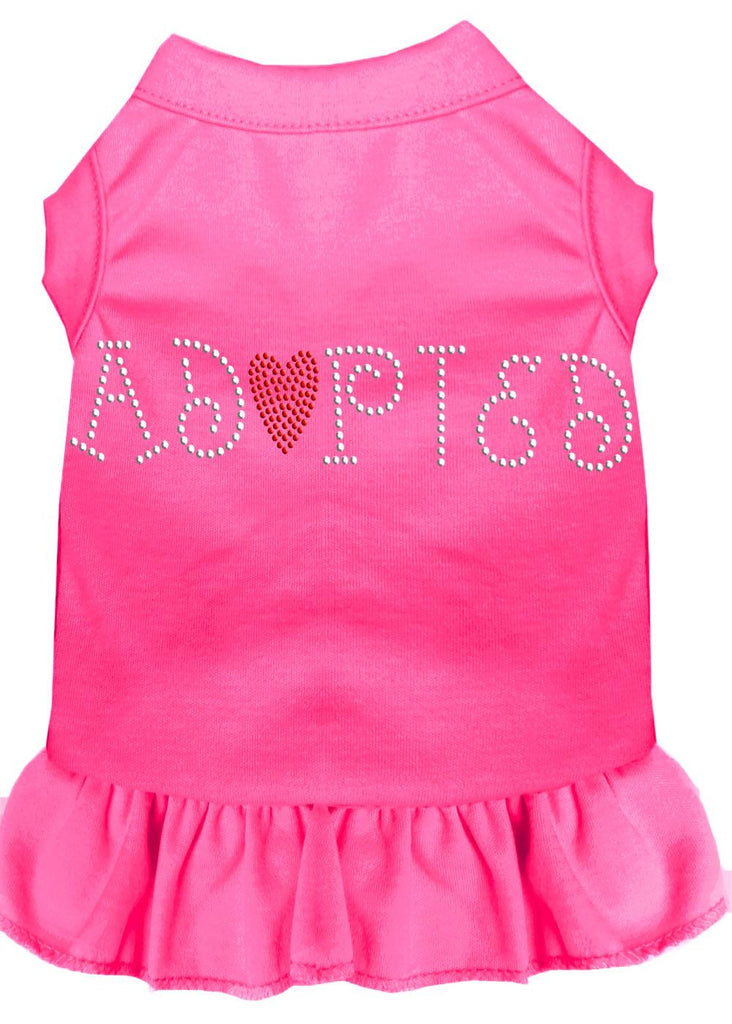 Adopted Rhinestone Dress Bright Pink 4x (22)