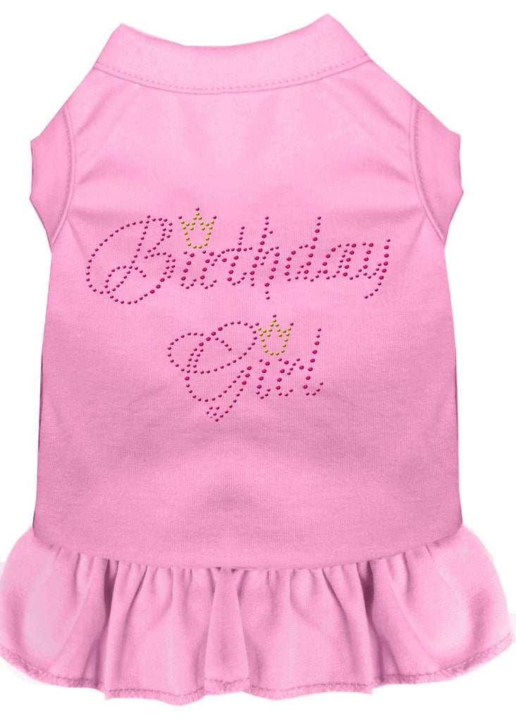 Birthday Girl Rhinestone Dress Light Pink 4x (22)