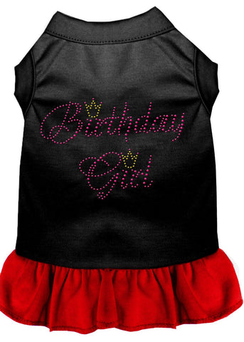 Birthday Girl Rhinestone Dresses Black With Red Med (12)