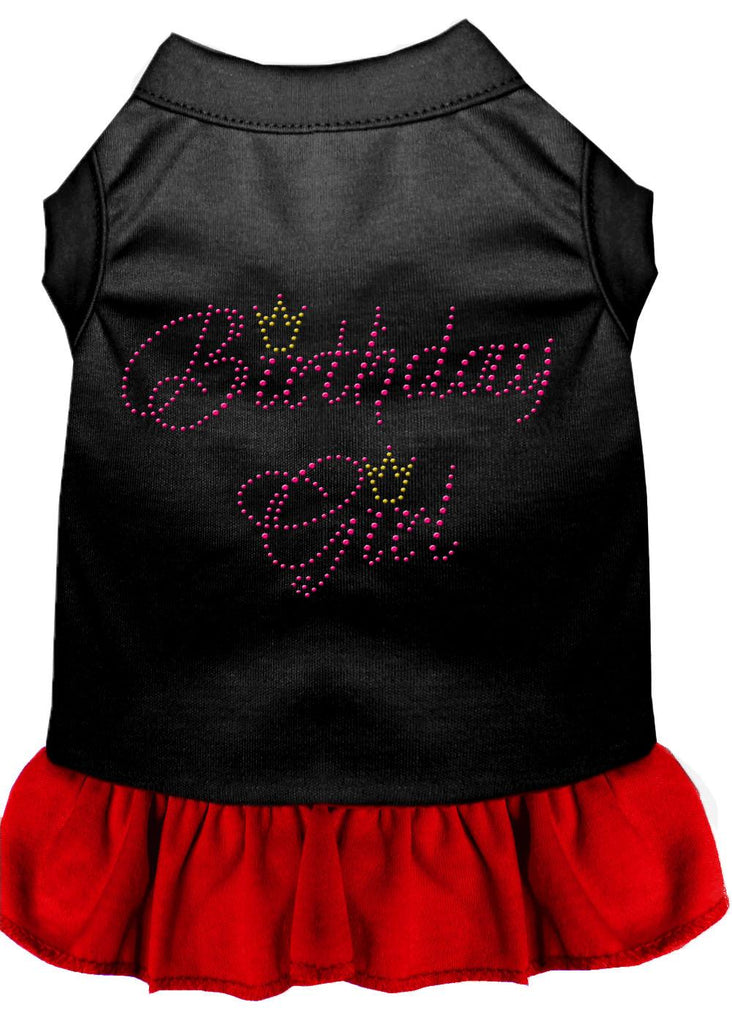 Birthday Girl Rhinestone Dresses Black With Red Sm (10)