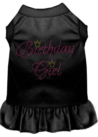 Birthday Girl Rhinestone Dress Black Xs (8)