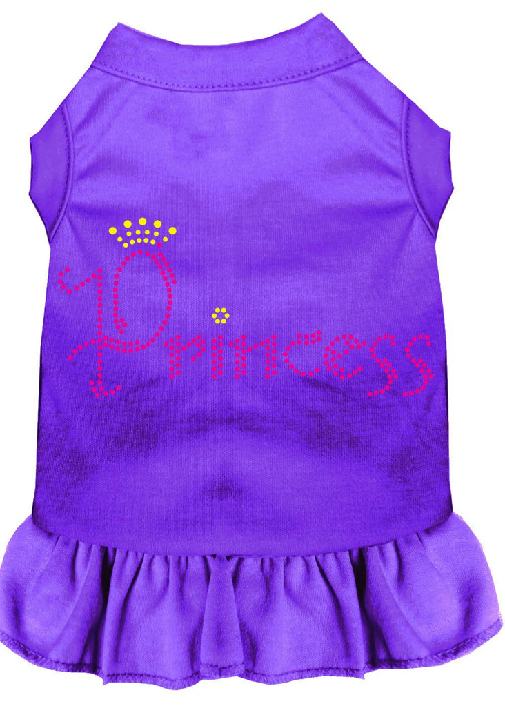 Princess Rhinestone Dress Purple Xl (16)