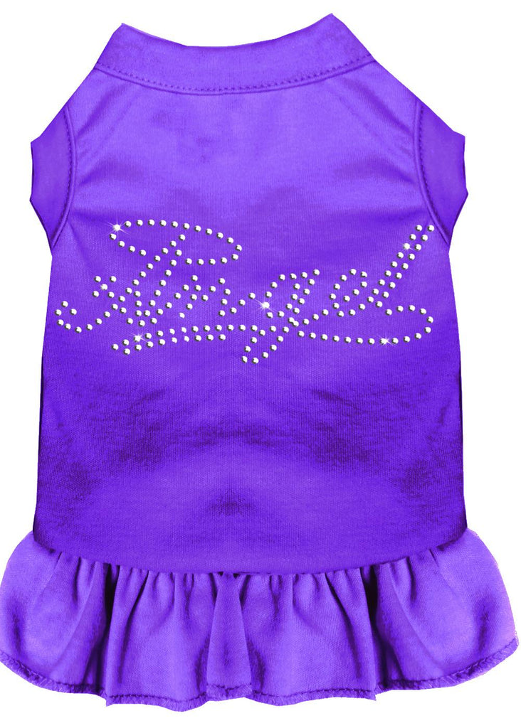 Rhinestone Angel Dress Purple Xxl (18)