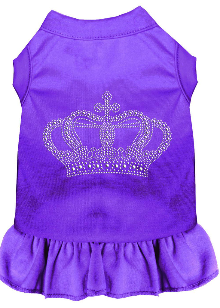 Rhinestone Crown Dress Purple Lg (14)