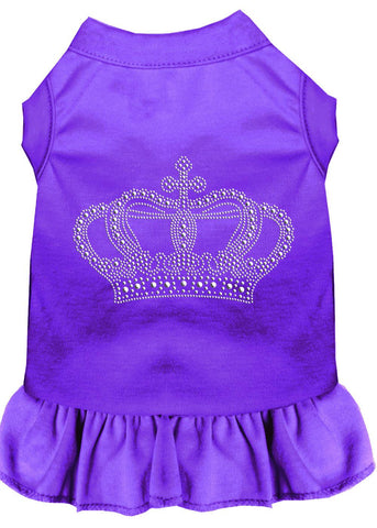 Rhinestone Crown Dress Purple Lg (14)