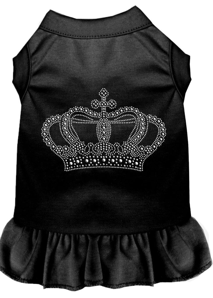 Rhinestone Crown Dress Black Med (12)