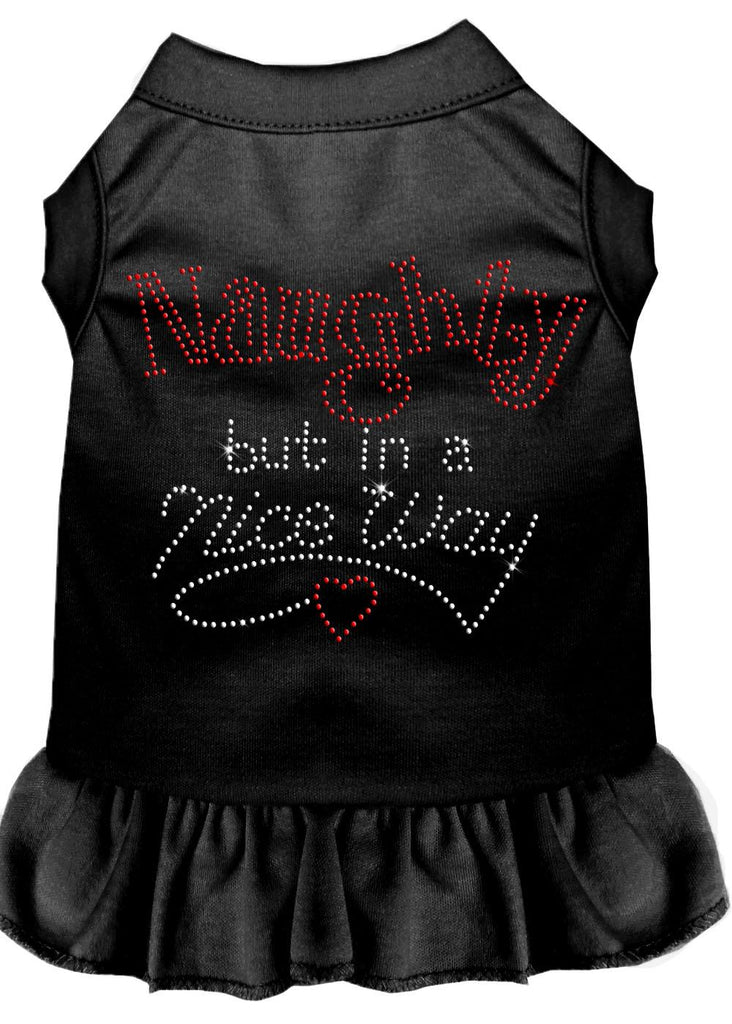 Rhinestone Naughty But In A Nice Way Dress Black 4x (22)